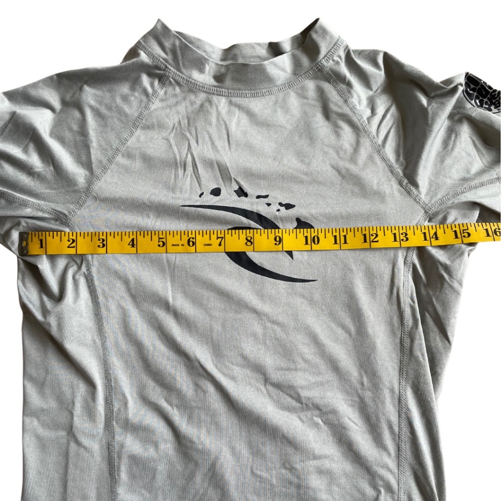 Rip Curl Grey Mens Long-sleeve Rashguard - Picture 4 of 5